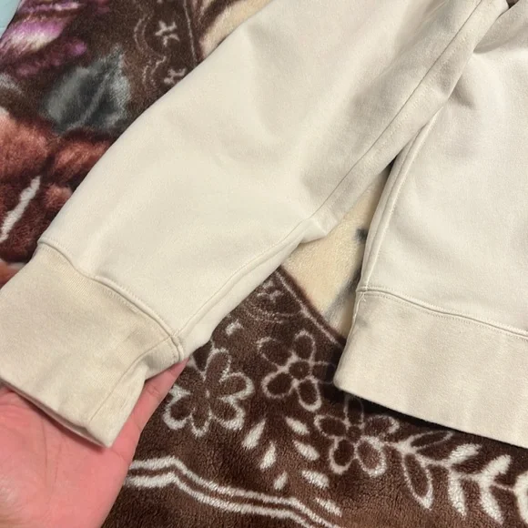 Lululemon Loungeful Hoodie in White Opal Sz 8 - Picture 11 of 14